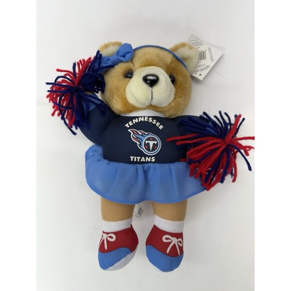 Vintage 1999 NFL Good Stuff  Tennessee Titans Cheerleader Plush Bear 10" - Picture 1 of 11